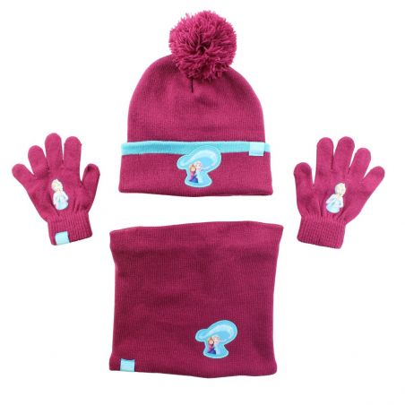 Bonnet gant snood La Reine des Neiges
